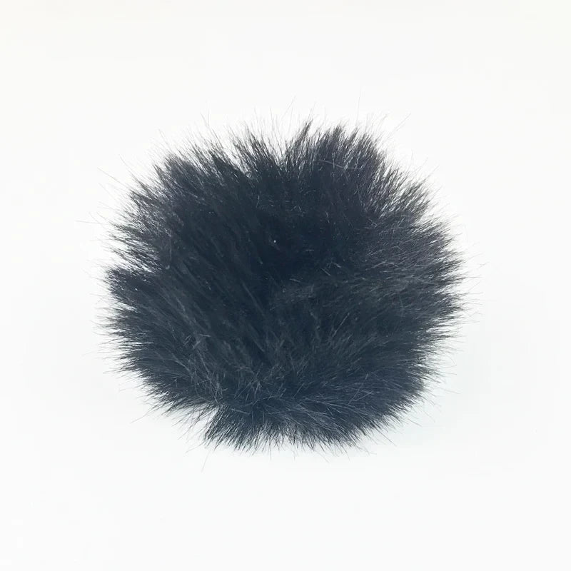 Furry Windproof Black Microphone Windscreen