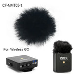 Furry Windproof Black Microphone Windscreen